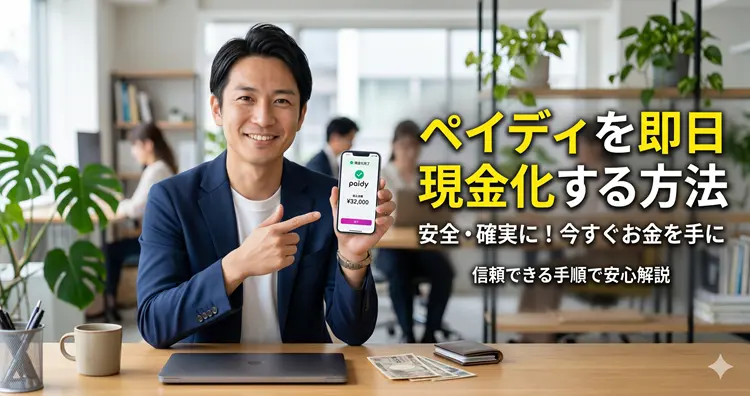 ペイディを即日現金化する方法のアイキャッチ画像